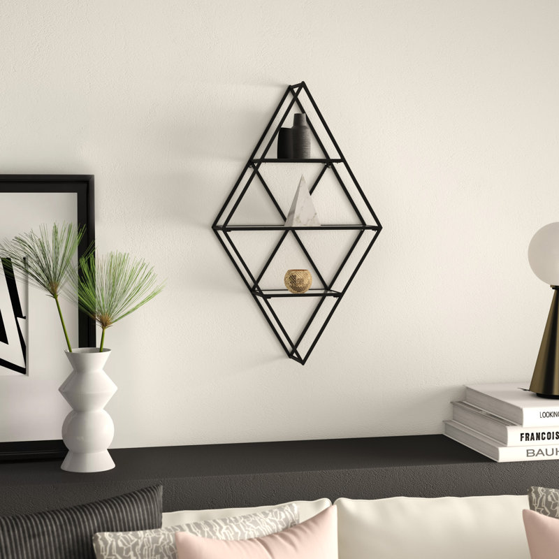 Mercury Row® Quint Geometric Floating Shelf & Reviews Wayfair